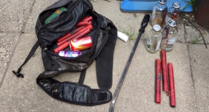 Portland Police Confiscate Weapons, Dynamite from Antifa Protesters