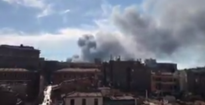 Flames Reported Surrounding Vatican Walls Following Explosion