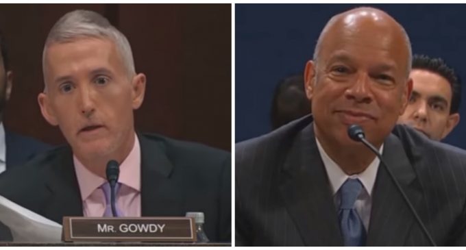 Pitbull of Congress Trey Gowdy Chews Up Former DHS Secretary Johnson, Spits Him Out