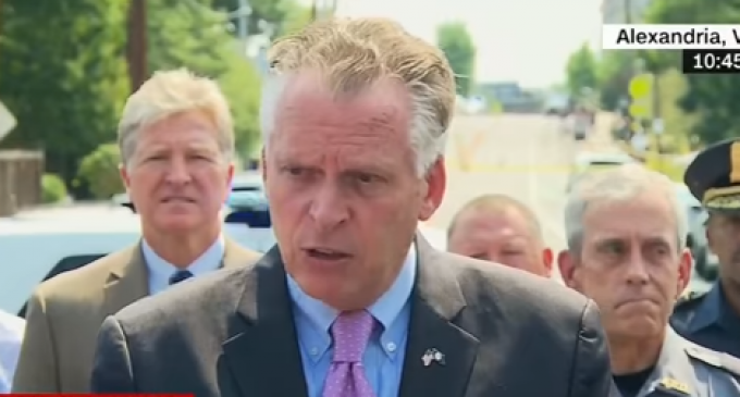 Virginia Governor Uses Shooting of Rep. to Push Gun Control