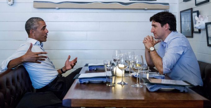 Obama Sets Up Bromantic Dinner With Canadian Prime Minister