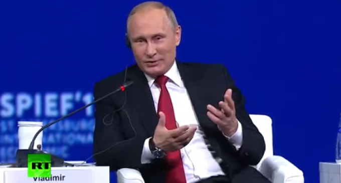Putin: “We Should be Grateful to President Trump, in Moscow It’s Cold and Snowing”