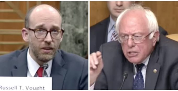 Sanders Opposes Budget Director Nominee Because of Christian Viewpoints