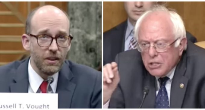 Sanders Opposes Budget Director Nominee Because of Christian Viewpoints