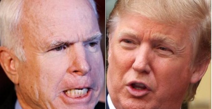 McCain Slams Trump From Hospital Bed