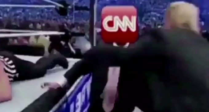 CNN Melts Down in Response to Trump Wrestling Tweet