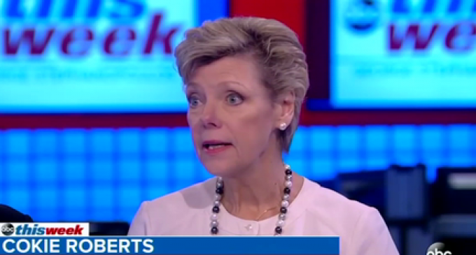 Cokie Roberts: Trump ‘Has to Share Responsibility’ for the Violence in Charlottesville