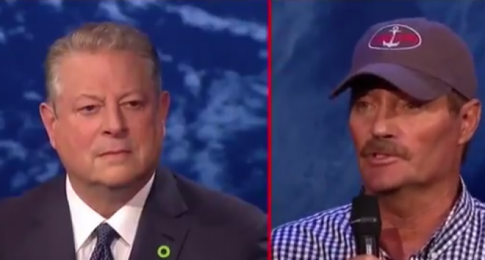 Al Gore Gets Schooled on Sea Levels by Chesapeake Commercial Crabber of 50 Years