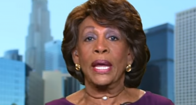 Maxine Waters Claims President Trump is Affiliated with the KKK, Renames White House