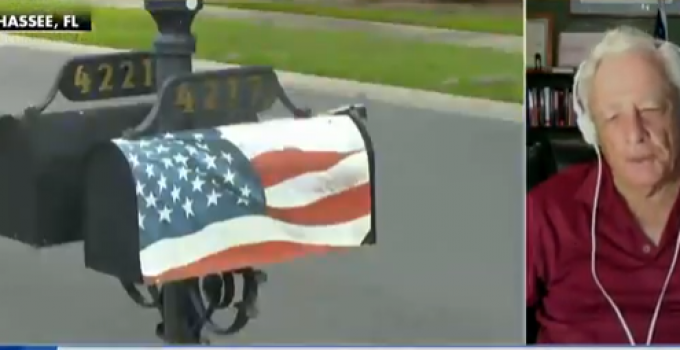 Navy Veteran Ordered to Remove American Flag Wrap from His Mailbox
