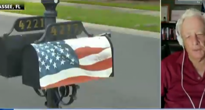 Navy Veteran Ordered to Remove American Flag Wrap from His Mailbox