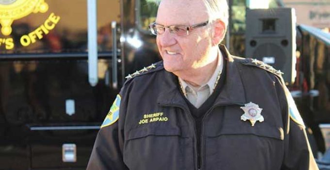 Former Sheriff Arpaio Facing Jail Time for Detaining Illegal Immigrants