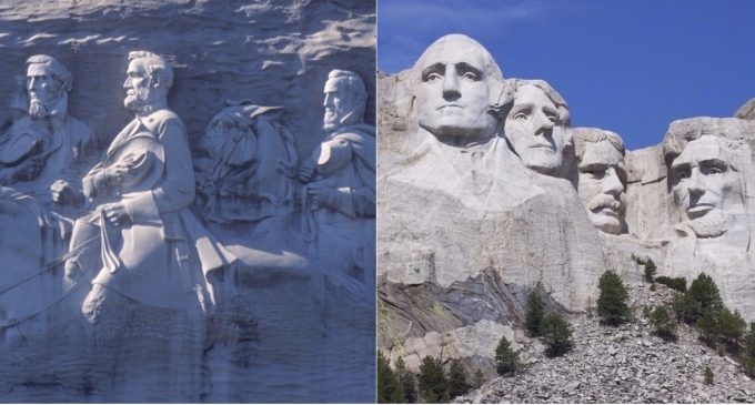 Leftist Anarchists Look to Destroy Mount Rushmore and Stone Mountain