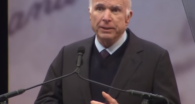 McCain Accepts Leftist Award From Biden, Calls Americans “Unpatriotic”