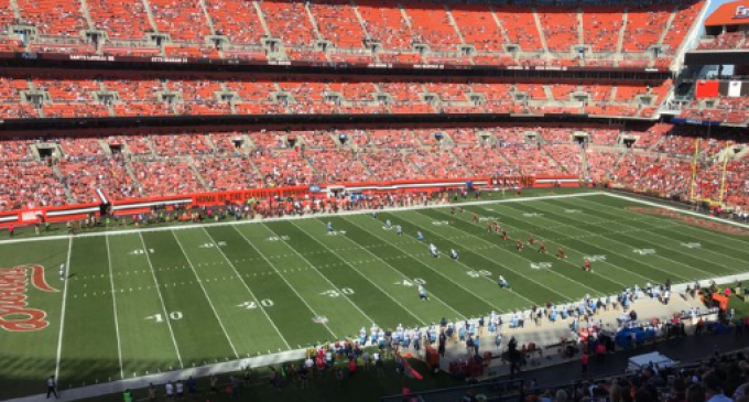 Photos: NFL Stadiums 7 Weeks After Trump Spoke Out About National Anthem