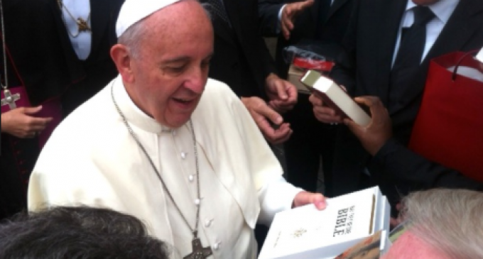 Pope Francis Urges More “Creativity” In Interpreting the Bible