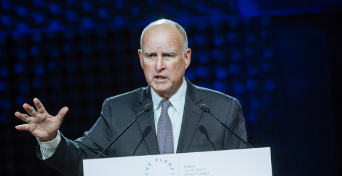 CA Gov Jerry Brown Signs Bill BANNING Teachers from Shooting Back at Mass Shooters