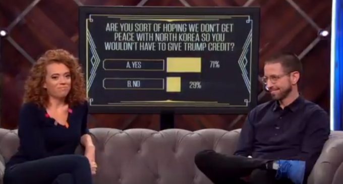 TV Poll: 71% of Liberals Don’t Want Peace With North Korea Because Trump Would Get Credit