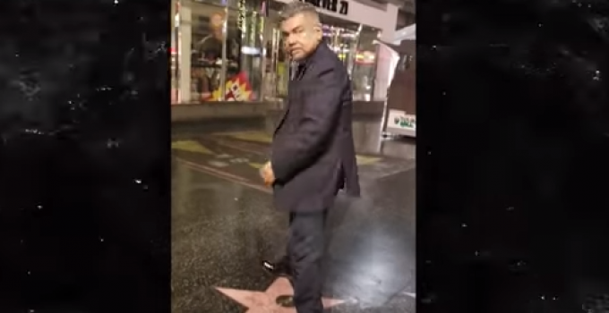 George Lopez ‘Pees’ on Trump’s Hollywood Star