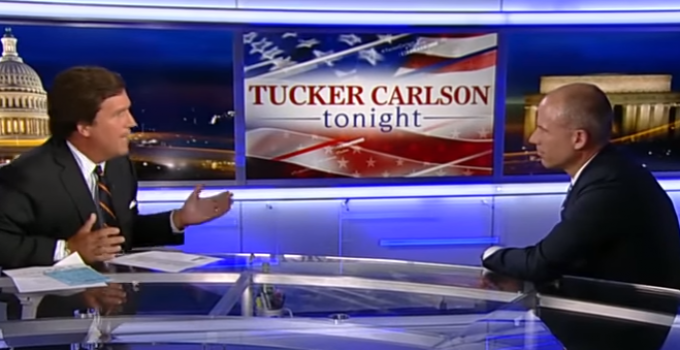 Michael Avenatti Issues Challenge to Tucker Carlson After Heated Interview