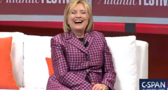 Hillary Cackles Over ‘Revenge on Behalf of Clintons’ Allegation by Kavanaugh