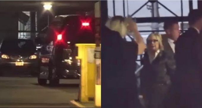 Hillary Clinton’s Van Crashes Into Garage Pillar at Bob Menendez Fundraiser