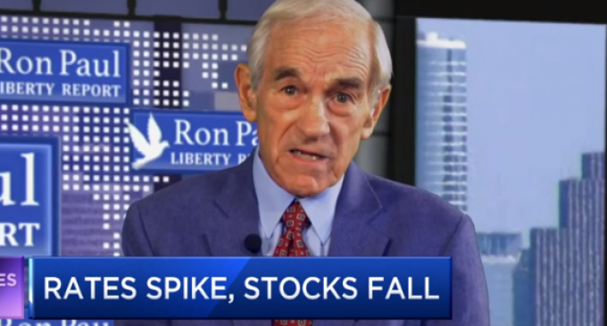 Ron Paul: An Unavoidable 50% Stock Market Plunge is Coming