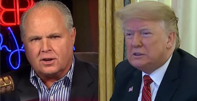 Limbaugh to Trump: ‘Hold Firm’ on Wall Funding, ‘This Shutdown is One That the Democrats Own’