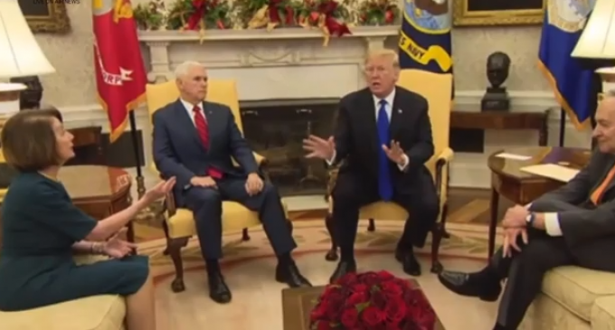 Trump, Pelosi and Schumer Clash in Explosive Oval Office Meeting