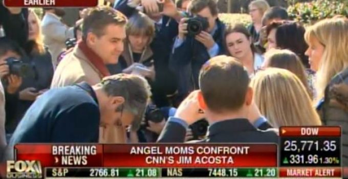Angel Moms Surround, Confront Jim Acosta After Press Conference