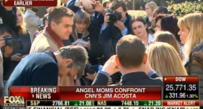 Angel Moms Surround, Confront Jim Acosta After Press Conference