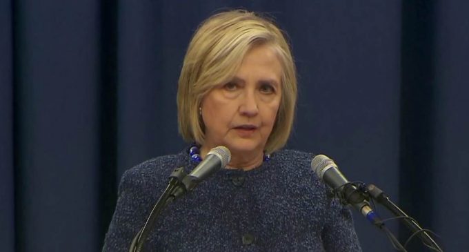 Hillary: ‘Racist and White Supremacist Views Are Lifted Up’ in the White House