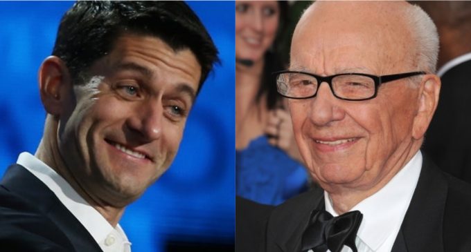 Fox Corp. Hires Former House Speaker Paul Ryan