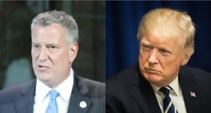 De Blasio Vows to Sue Trump Admin for Sanctuary City Plan, Calls it ‘Illegal’