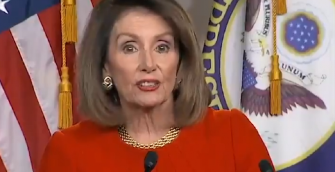 WH Official: Pelosi Attempted to Slip Federal Funding for Abortion into Coronavirus Bill