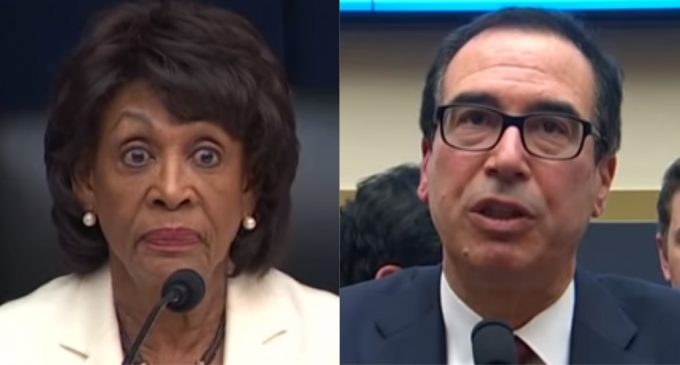 Waters Hits Mnuchin With Gavel of Condescension in Heated Exchange