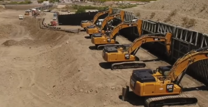 “We Build the Wall” Organization Erects Half Mile of Border Wall in 4 Days