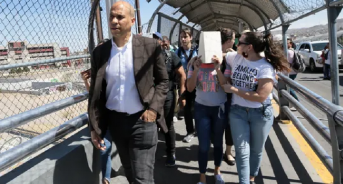 Cory Booker Accused of ‘Breaking the Law’ After Escorting Deported Migrants Back Across the Border