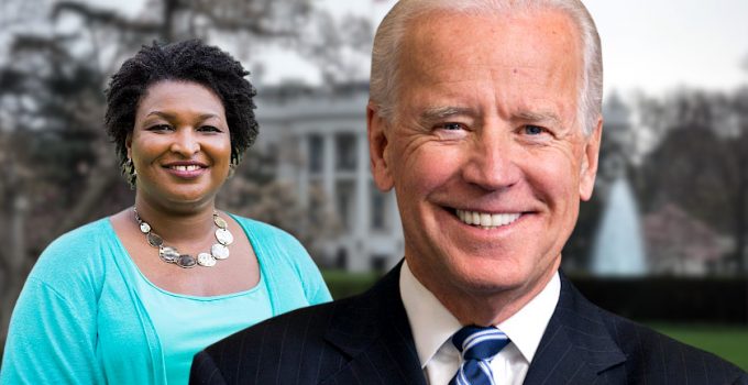 Stacey Abrams Just Can’t Stop Photobombing the Democrats