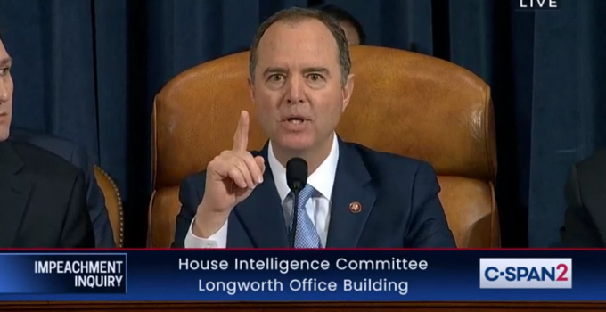 Schiff Accuses the President of Witness Tampering…as Schiff Tampers With the Witness!