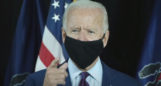 Joe Biden: I Will Force You to Wear a Mask
