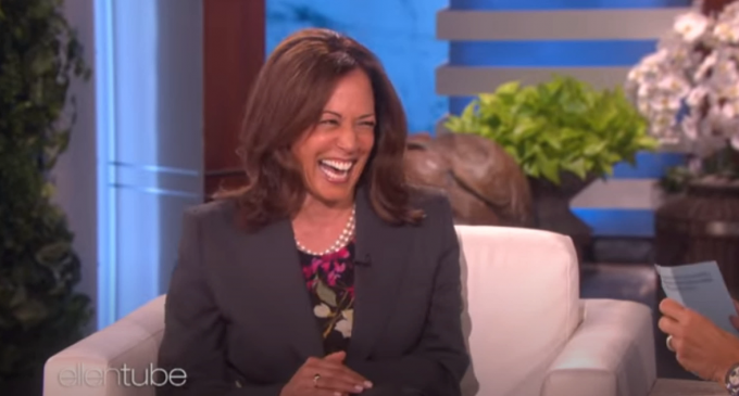 Kamala Harris Once Laughed Wildly Cracking a Joking About Killing President Trump