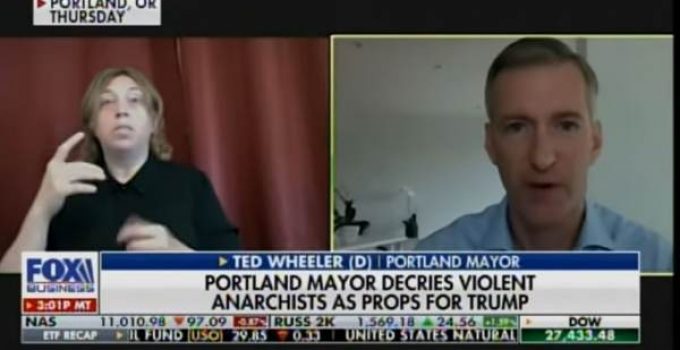 Portland Mayor to Antifa: Stay Home So Trump Won’t Use City in His Campaign Ads