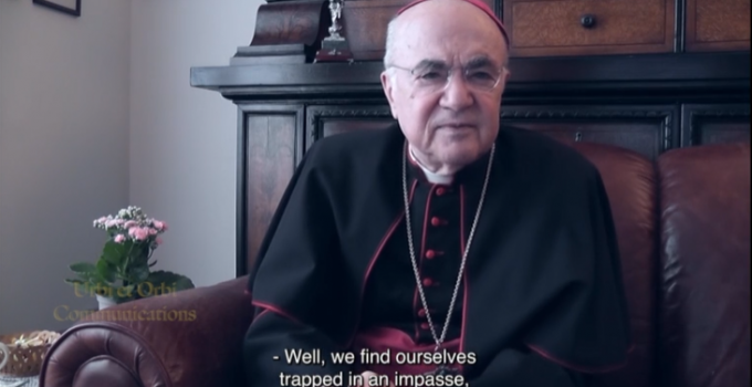 Archbishop Viganò: Pope is a “Zealous Cooperator” in “The Great Reset”, Replacing Church with “Masonic Inspiration”