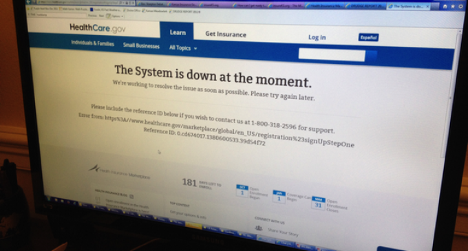 ObamaCare Exchanges Crash Minutes After Launch for Congressman