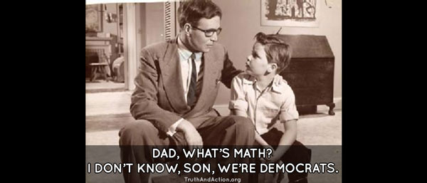 Democrats can’t do math. Could America’s problems be that simple?