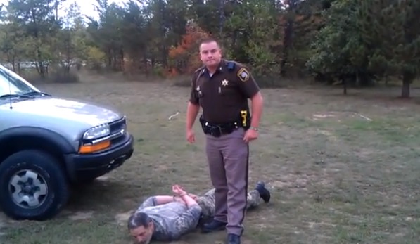 Armed property owner reports trespasser, gets charged with felony assault