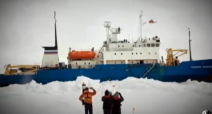 Global Warming Fans Stranded By Antarctic Ice