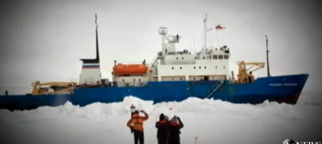 Global Warming Fans Stranded By Antarctic Ice