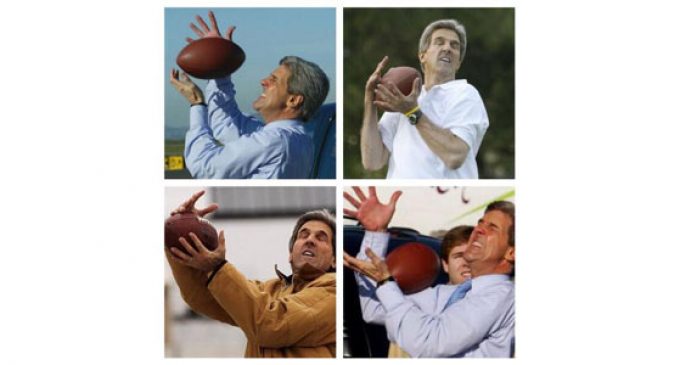 FUMBLE! John Kerry Drops the Ball